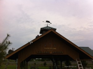 Girouette-silhouette à Gagnon