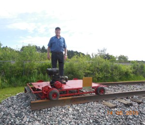 Sur la draisine Bissaillon